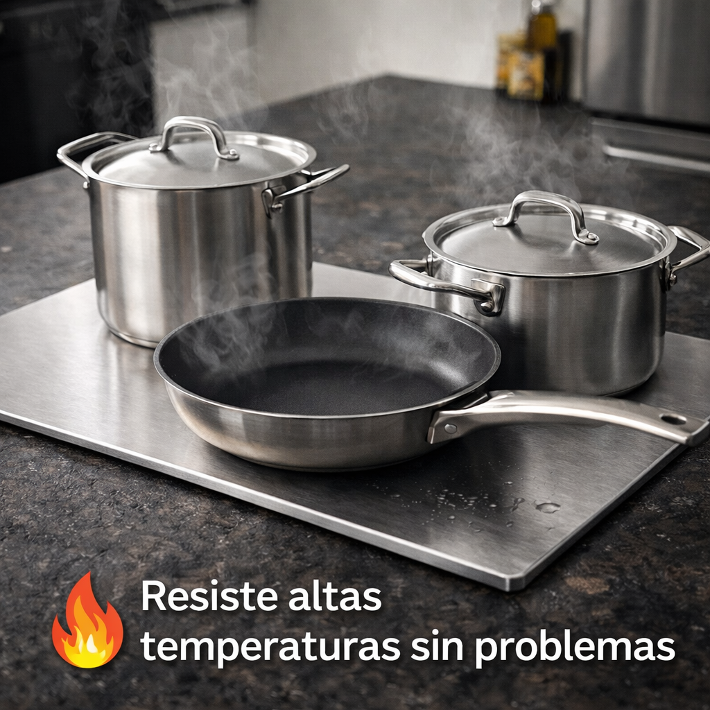 SteelCut™ 20x30cm - La tabla que no guarda olores ni gérmenes y se lava en 10 segundos