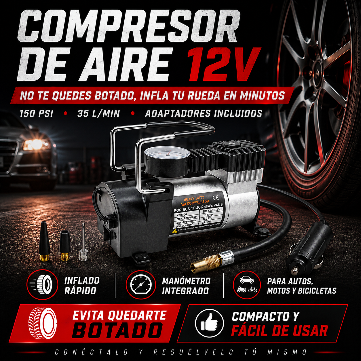 Compresor De Aire Para Autos