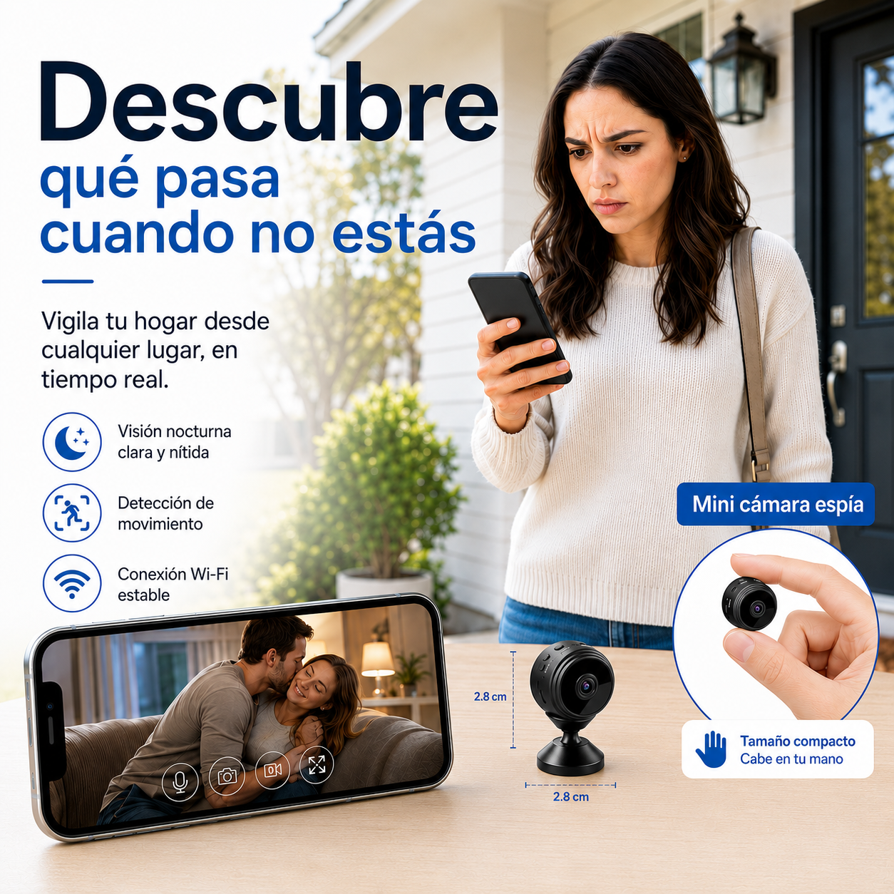 Mini Cámara Espía: Confirma tus sospechas
