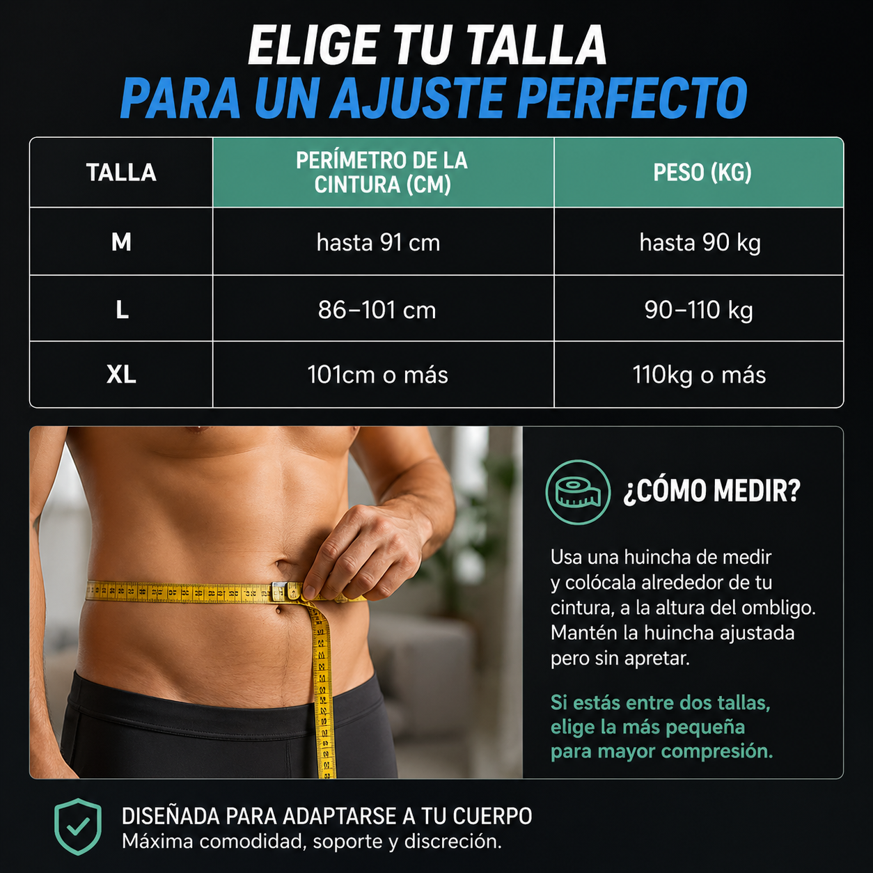 CamiFit™ Pack 2 Camisetas - Haz que el pecho y el abdomen dejen de marcarse bajo la polera en menos de 10 segundos