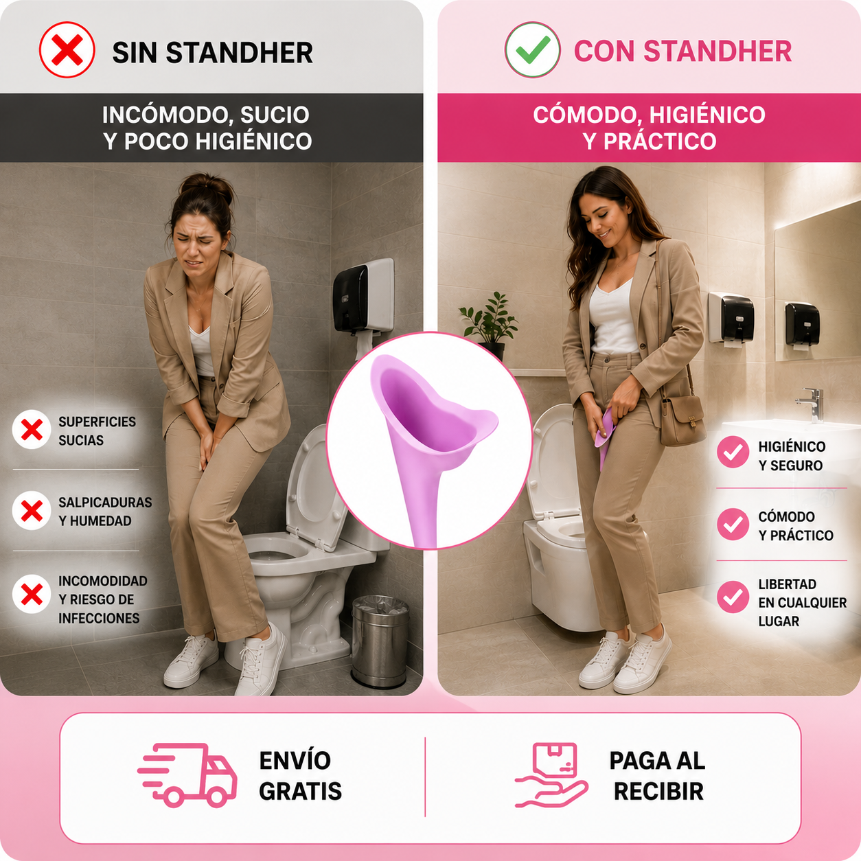 StandHer™ - Una forma más cómoda e higiénica de usar baños compartidos