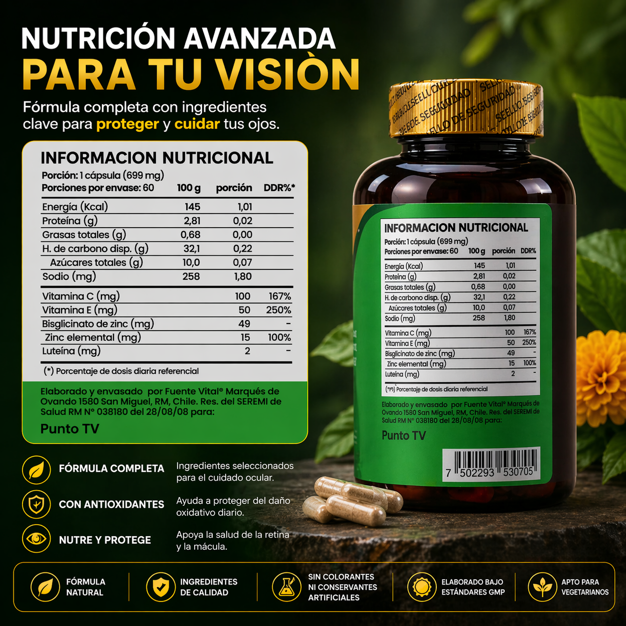Zooone™ | Suplemento Ocular Premium - Detiene el deterioro ocular en 7 días