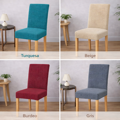 SeatCover™ Pack 6 Fundas - Renueva tu comedor en minutos, sin cambiarlo