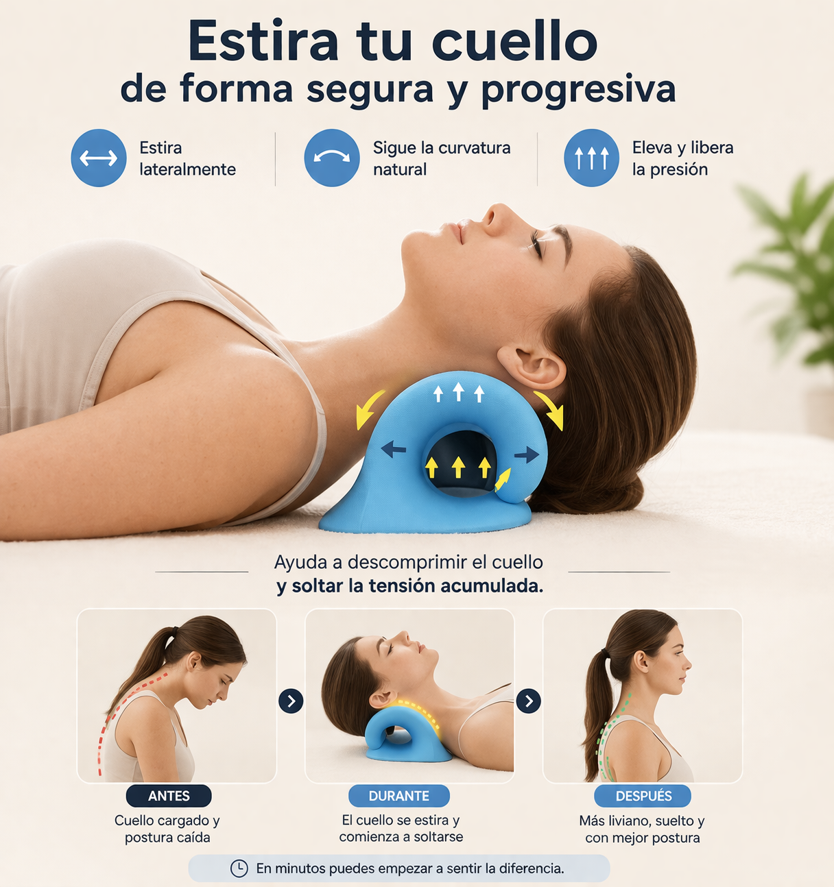 FreeNeck™ - Elimina la rigidez y el peso en tu cuello y espalda desde el primer uso