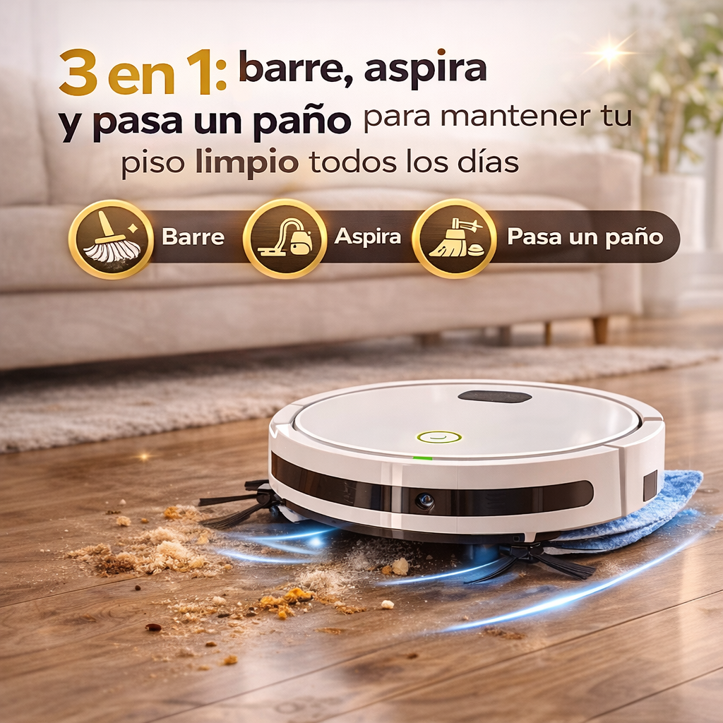 Mini AspiClean™ | 3 en 1 - Empieza a limpiar en segundos, sin que tengas que mover un dedo
