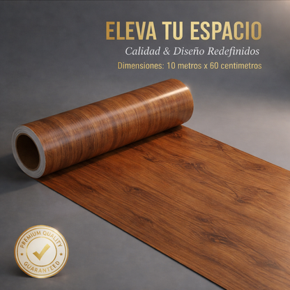 DecoWood™ 10M x 60CM - Renueva tu espacio espacio en 2 minutos sin maestros ni gastos exagerados