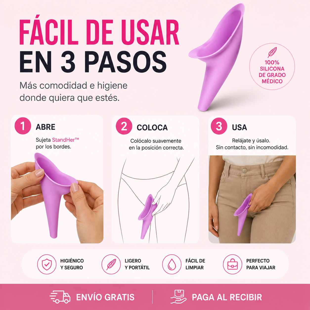 StandHer™ - Una forma más cómoda e higiénica de usar baños compartidos