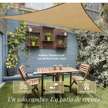 SombraVela™ - Sombra real para tu patio lista en minutos
