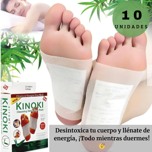 PARCHE KINOKI- MEJORA TU BIENESTAR MIENTRAS DUERMES