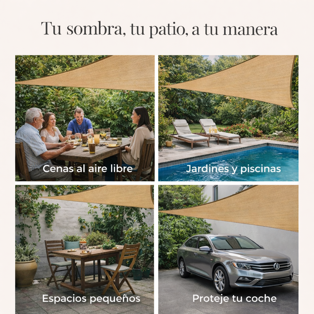 SombraVela™ - Sombra real para tu patio lista en minutos