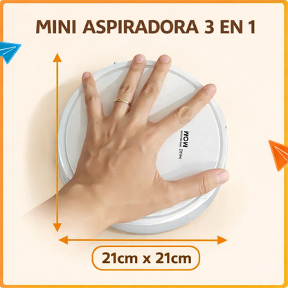 Mini AspiClean™ | 3 en 1 - Empieza a limpiar en segundos, sin que tengas que mover un dedo