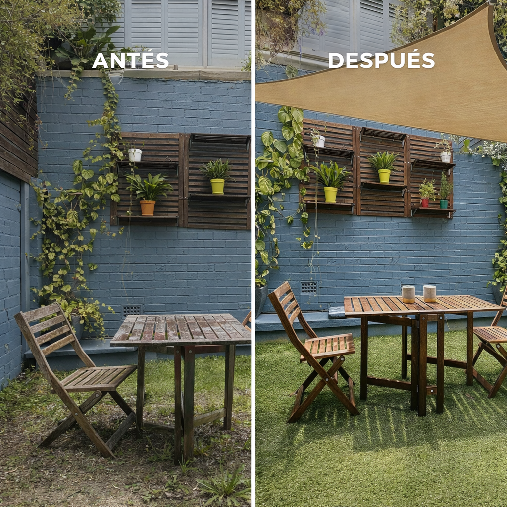 SombraVela™ - Sombra real para tu patio lista en minutos