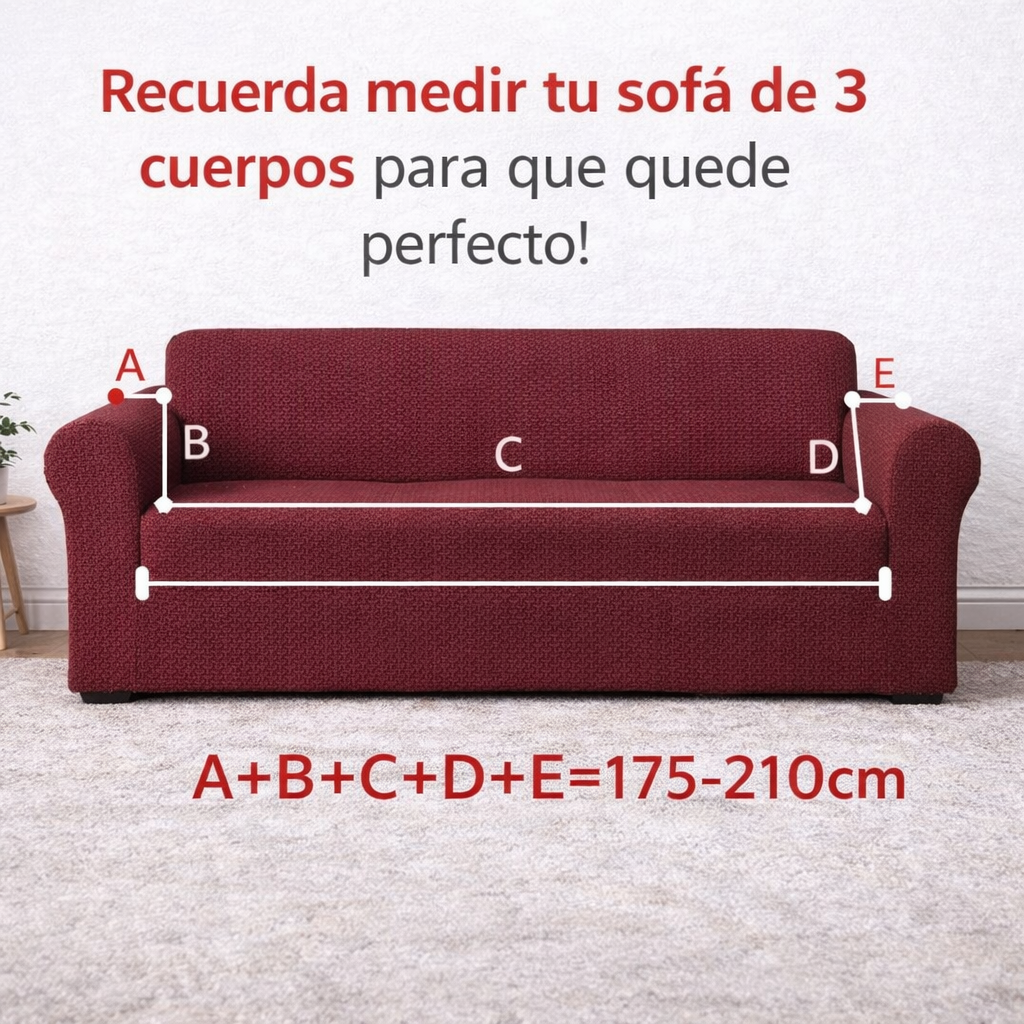 SofaCover™ 3 Cuerpos - Renueva tu sofá en minutos, sin cambiarlo.