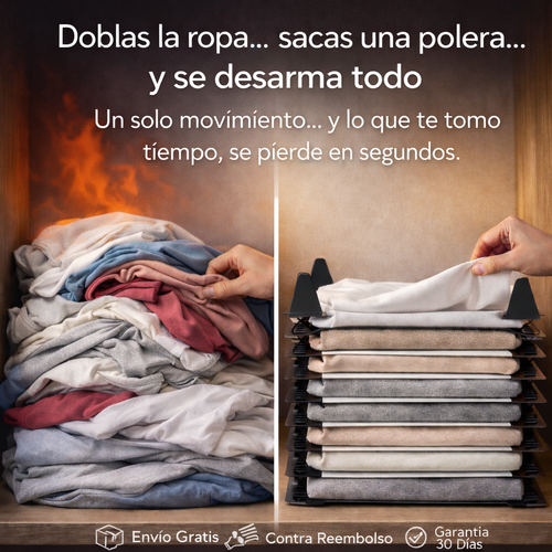 OrdenaPro™ 8 Organizadores - Haz que el orden de tu clóset dure todos los días