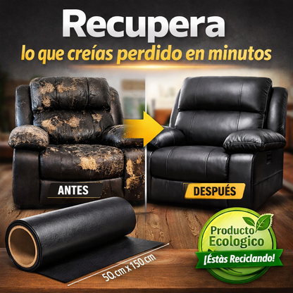 RenovaCuero™ 50cm x 150cm - Devuélvele la vida a tus muebles en minutos