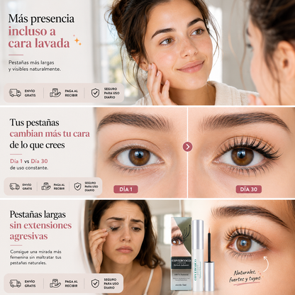 CoverCoco™ - Pestañas más largas, tupidas y con más presencia naturalmente en 30 días