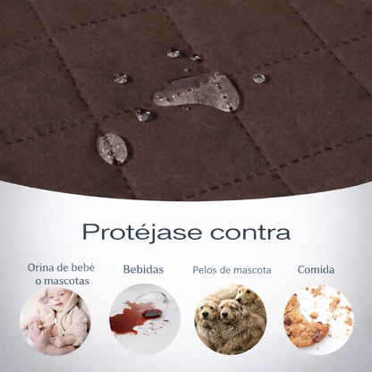 ProtegeSillón™ 2 en 1 Reversible - Cuida tus sillones de líquidos, manchas y pelos en sólo 1 minuto